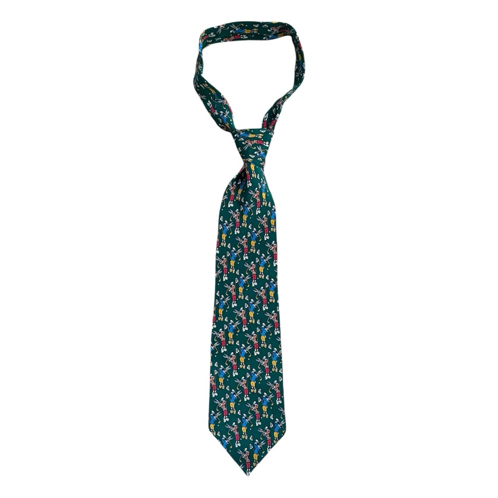SOLD | Vintage 1995 Looney Tunes Bugs Bunny Golfing 100% Silk Tie